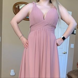 DUSTY ROSE DRESS azazie